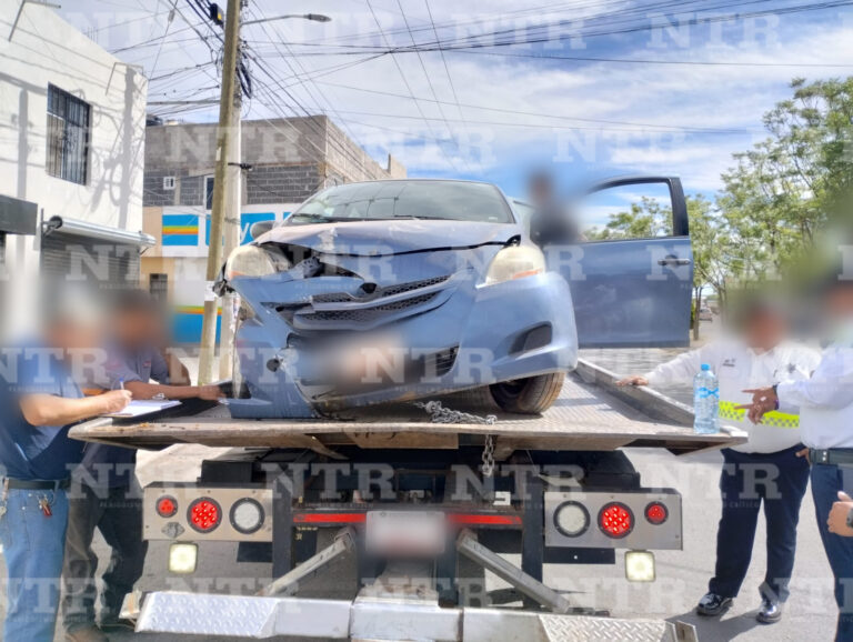 Se registran dos choques simultáneos en Guadalupe