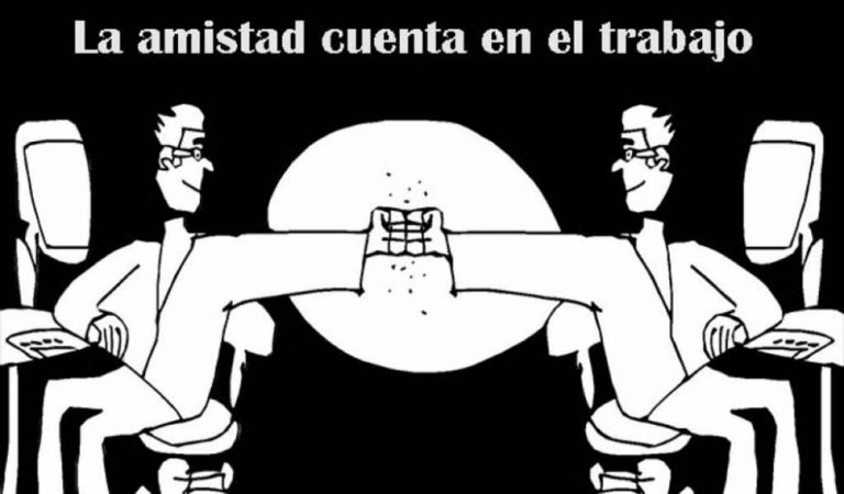 Detalles de la amistad en el trabajo de mexicanos