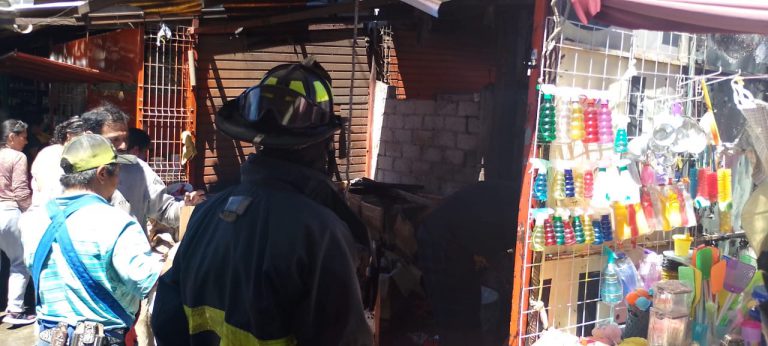 Se registra conato de incendio en el Abastos