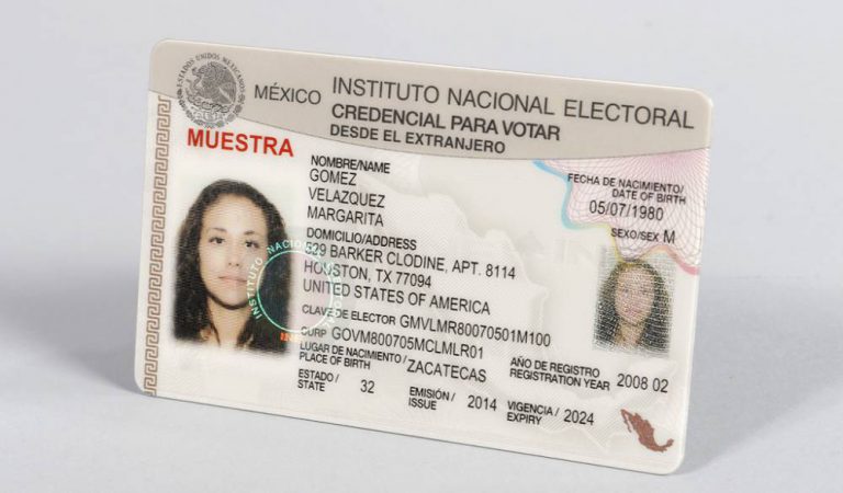 Inicia producción de credenciales de elector en el extranjero