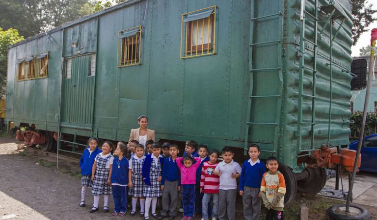Primaria Artículo 123, el tren-escuela con alto rendimiento educativo