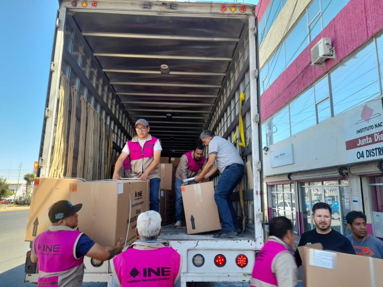 Recibe Zacatecas material y documentación electoral