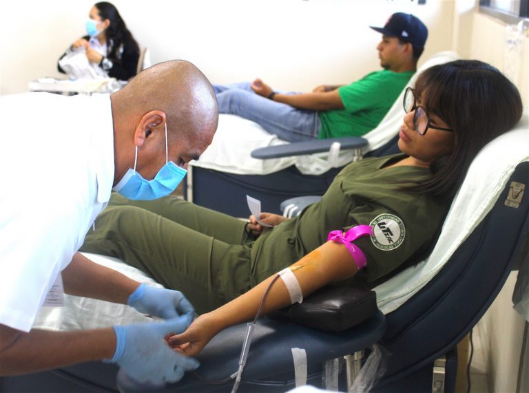 Se convierte Utzac en punto de donación de sangre