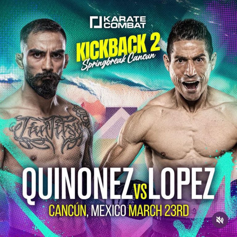 Teco Quiñónez rumbo al Karate Combat