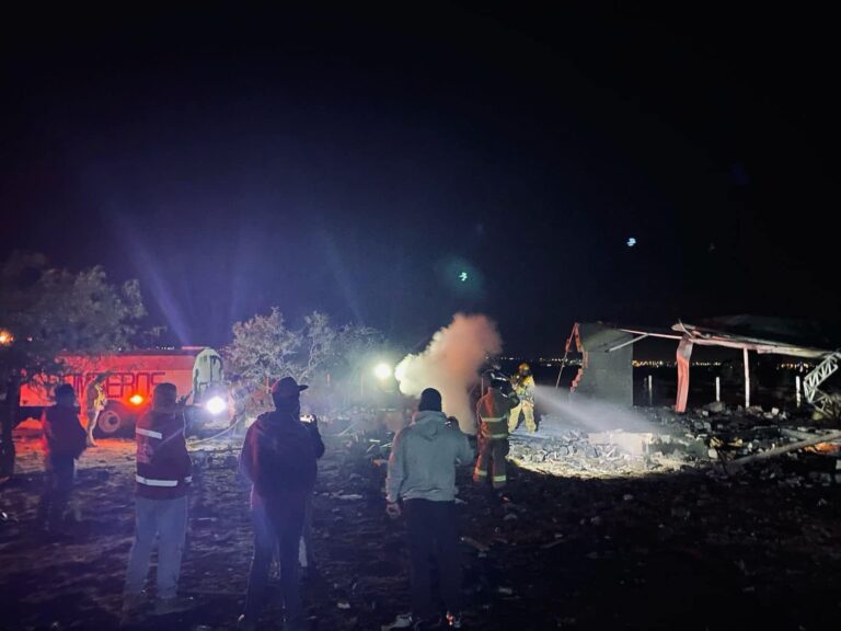 Explota almacén de pólvora en Loreto