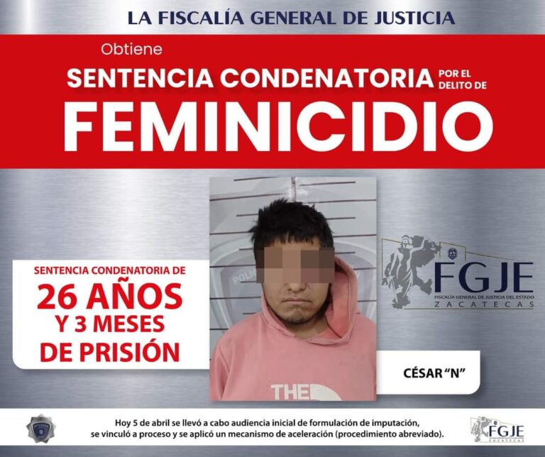Sentencian a hombre que asesinó a su madre en Jerez