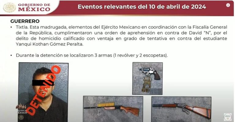 Detienen a policía que asesinó a normalista de Ayotzinapa