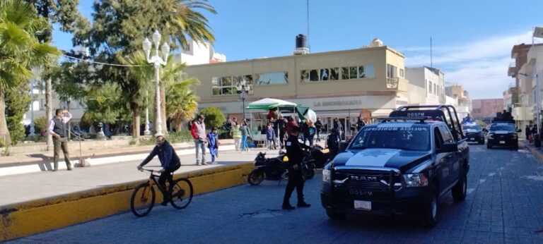 Implementan operativo de seguridad en comercios