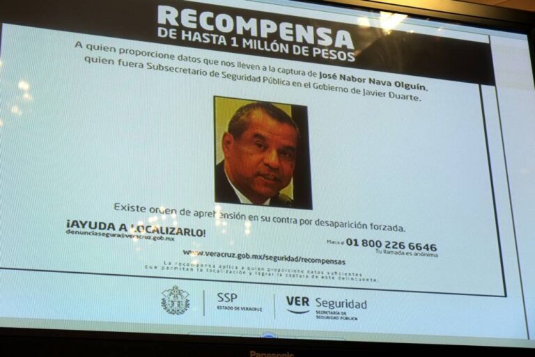 Ofrecen recompensa por exsecretario de Seguridad de Veracruz
