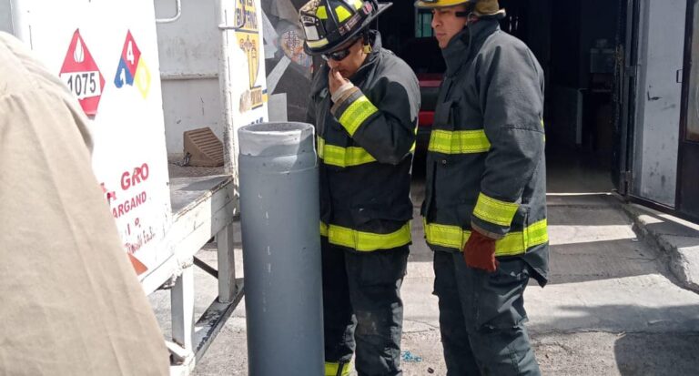 Un peligro, cilindros de gas viejos
