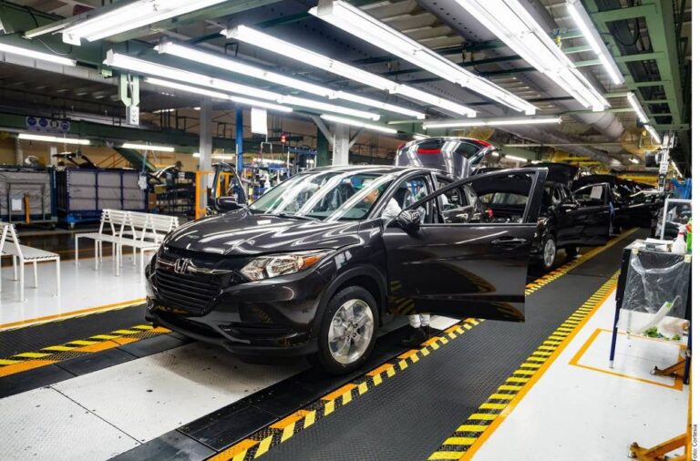 Caen producción y exportación de autos