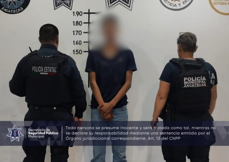 Lo detienen en la capital por violencia familiar