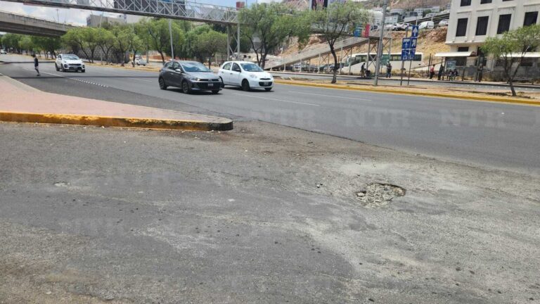Un riesgo, vialidad Cerro de las Bolsas
