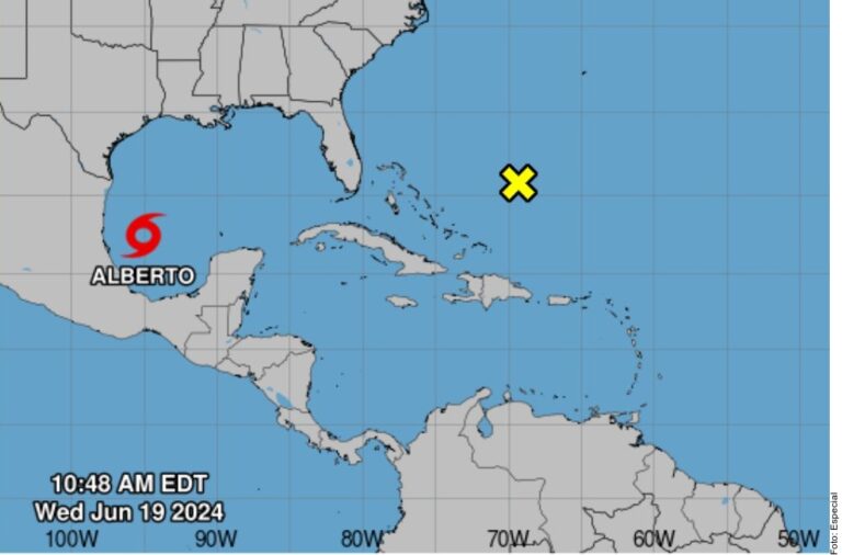 Se forma tormenta tropical ‘Alberto’