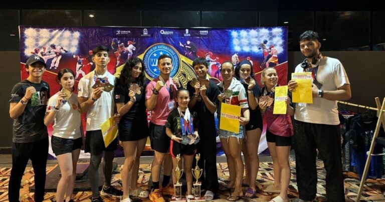 Zacatecanos destacan en Mexican Open de Kickboxing