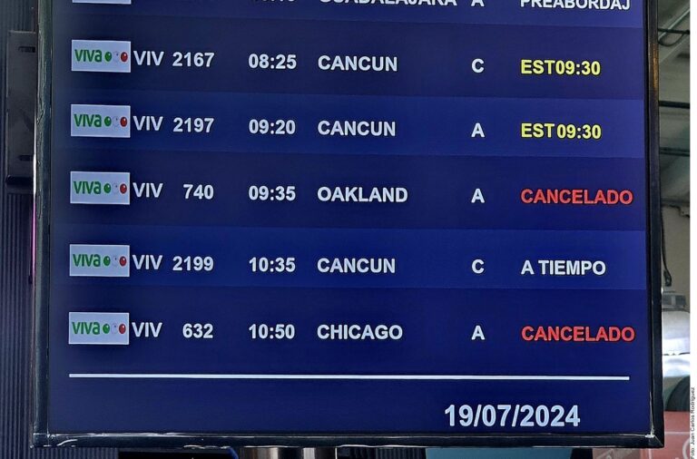 Cancelan vuelos internacionales desde Monterrey
