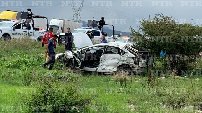Muere un hombre y un bebé tras accidente en federal 45; hay dos heridos