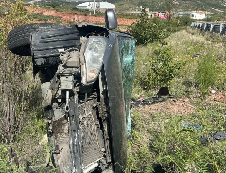 Se accidenta familia en Sombrerete; volvían de Mazatlán
