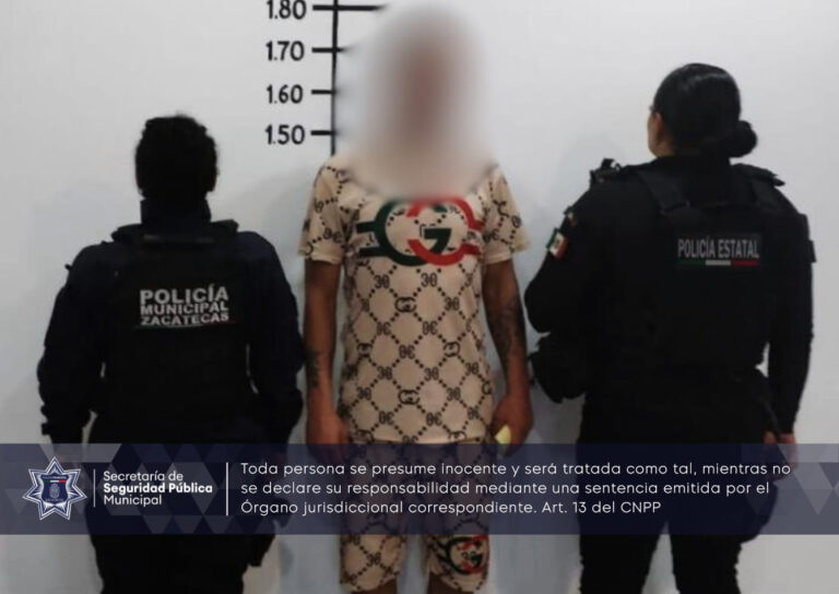 Detienen a dos en la capital