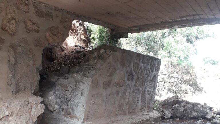 En riesgo de colapso, Puente de Villaseca