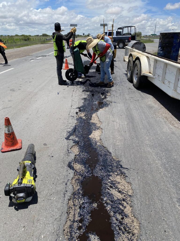 Parchan tramos de la autopista 49