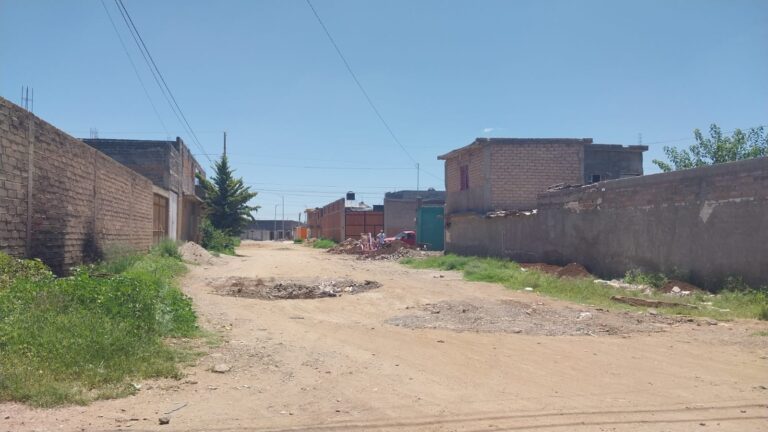 Solicitan pavimentación de calles en Los Prados