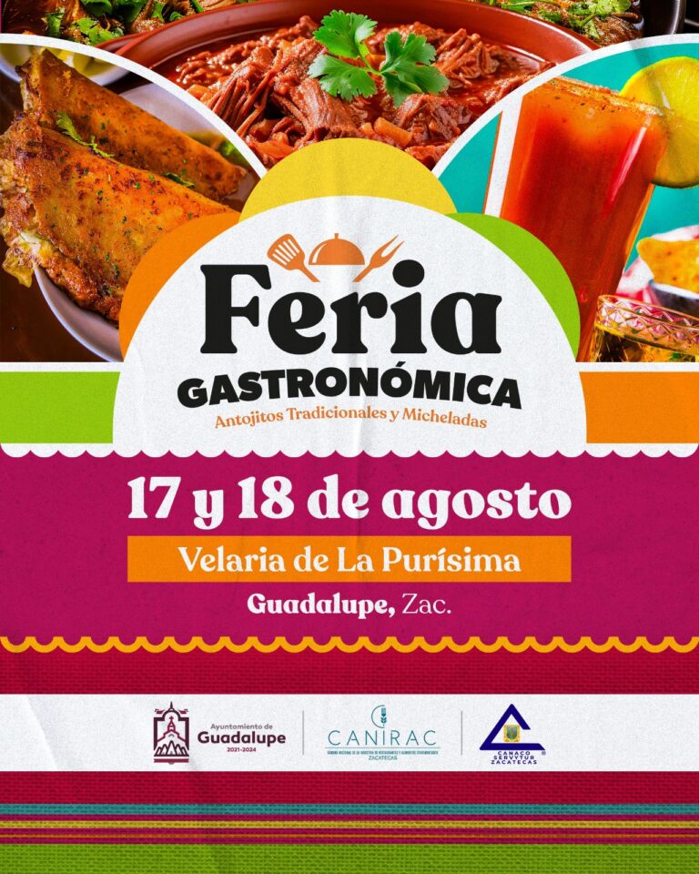 Todo listo en Guadalupe para Feria Gastronómica