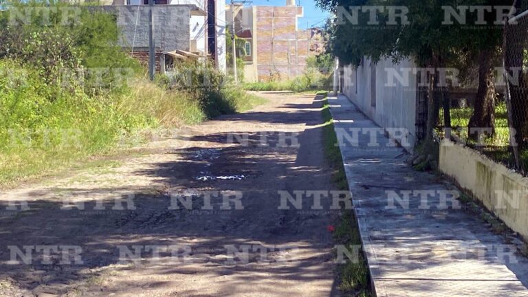 Denuncian malas condiciones de las calles en Las Lomitas