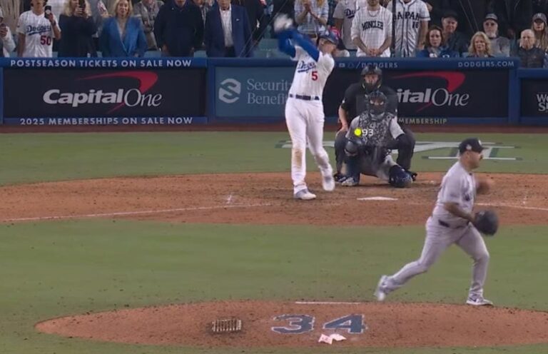 Vencen Dodgers a Yankees con cuadrangular en extra innings