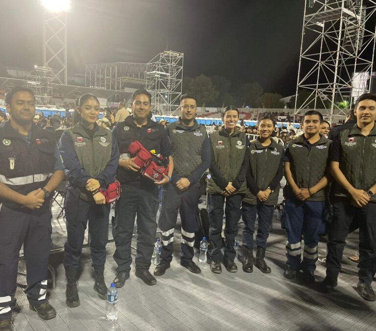 Colaboran PC y Brigada Apyc en seguridad de grandes eventos