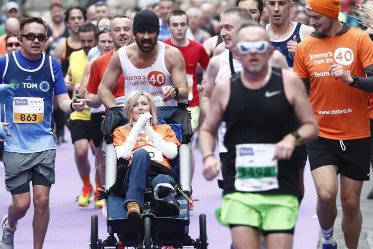 Corre Colin Farrell maratón en Dublín por una buena causa