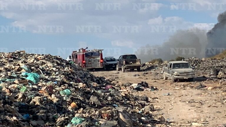 Se incendia relleno sanitario clausurado de Fresnillo