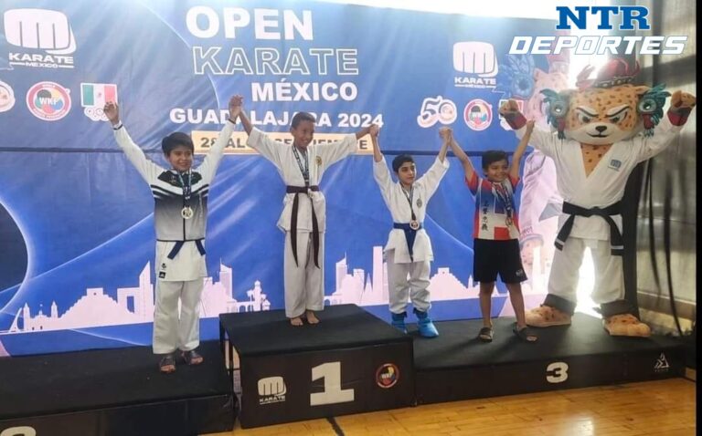 Zacatecas triunfa en el Open Karate Do