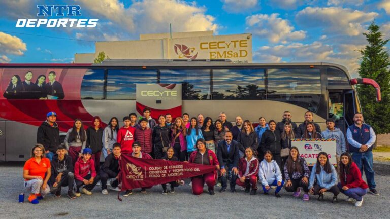 Abandera Cecytez a delegación de atletas