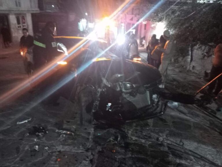Hombre con aliento alcohólico choca en capital