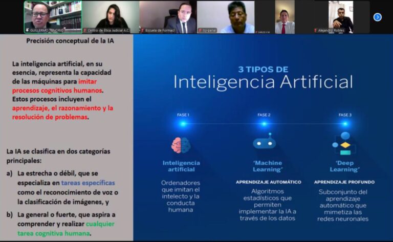 PJ ofrece conferencia en IA