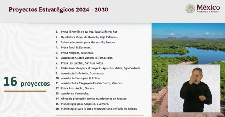 Proyecta Conagua presas y acueductos