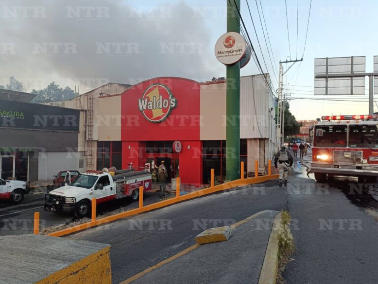Se incendia supermercado en capital