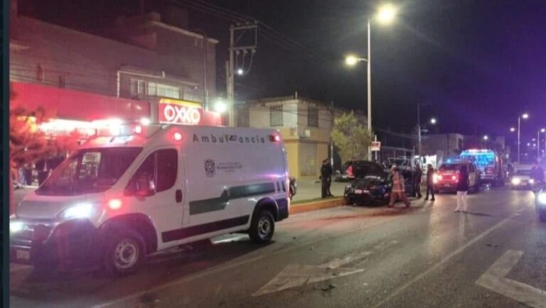 Chocan en Avenida Magisterial