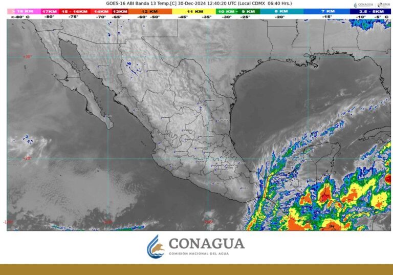 Prevén frío para este lunes 30 de diciembre