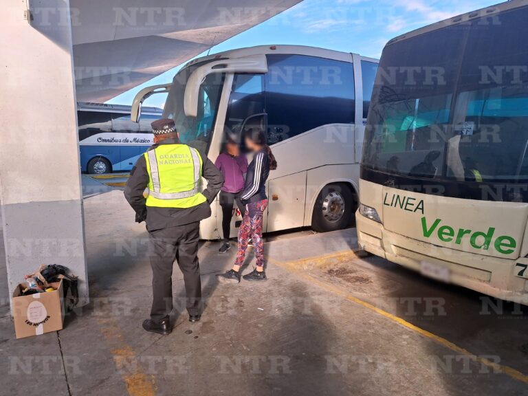 GN realiza operativos permanentes en la Central de Autobuses