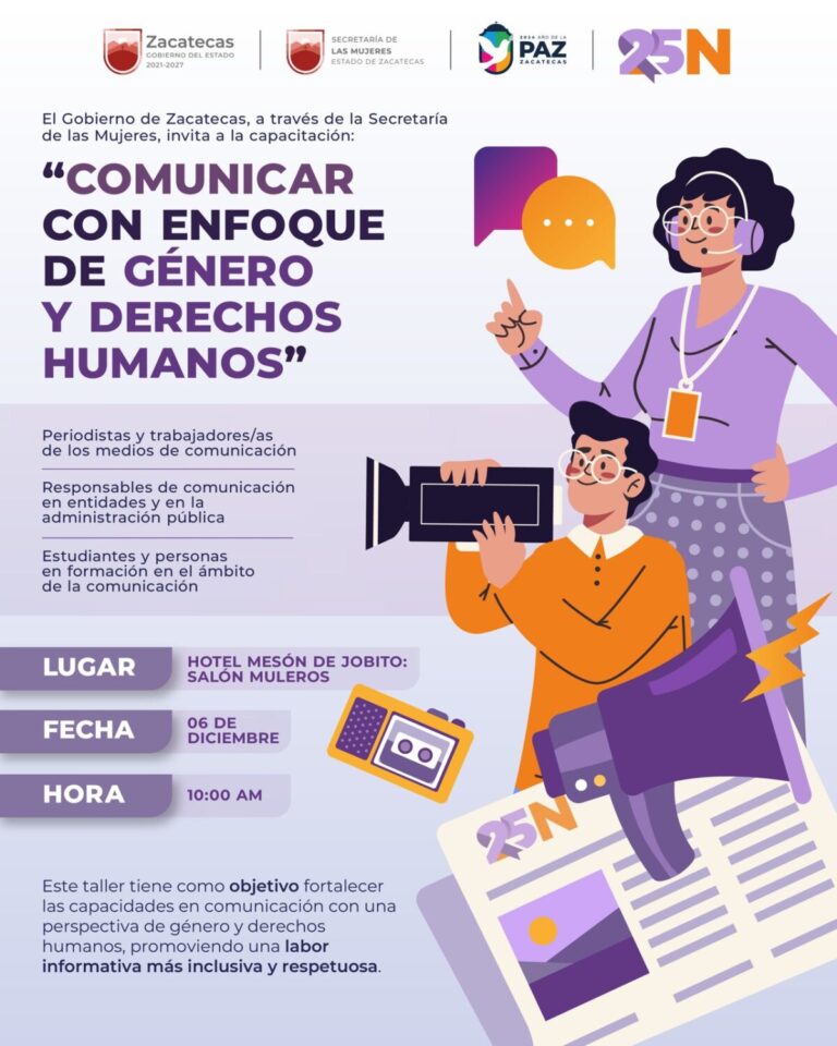 Invitan a capacitación para comunicar con enfoque de género