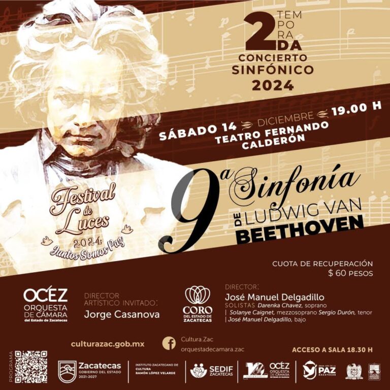 Invita OCEZ a recital este sábado