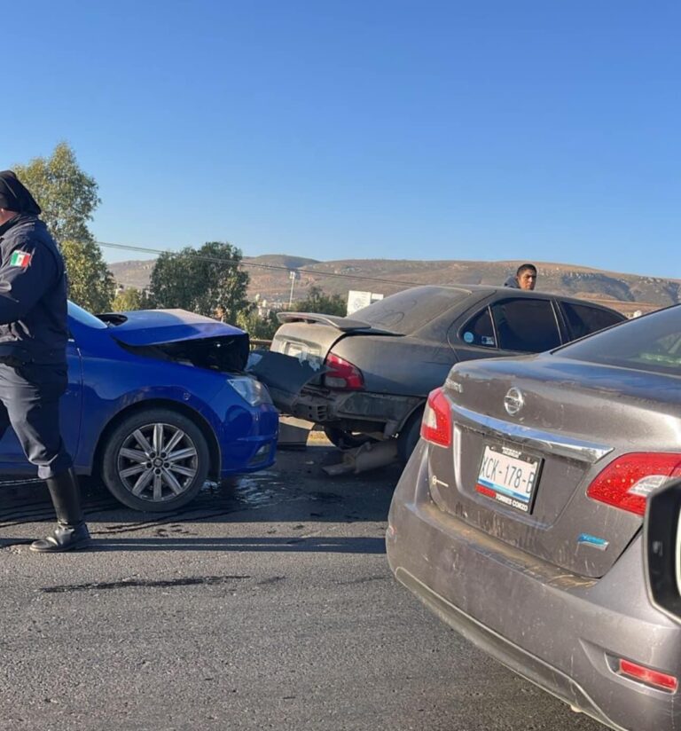 Mañana de accidentes viales en Guadalupe