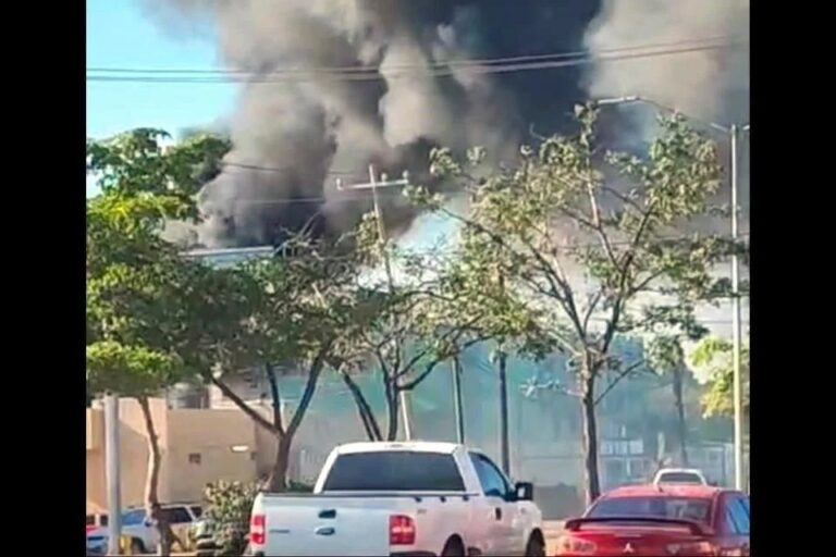 Se incendia MP en Mazatlán por quema de basura