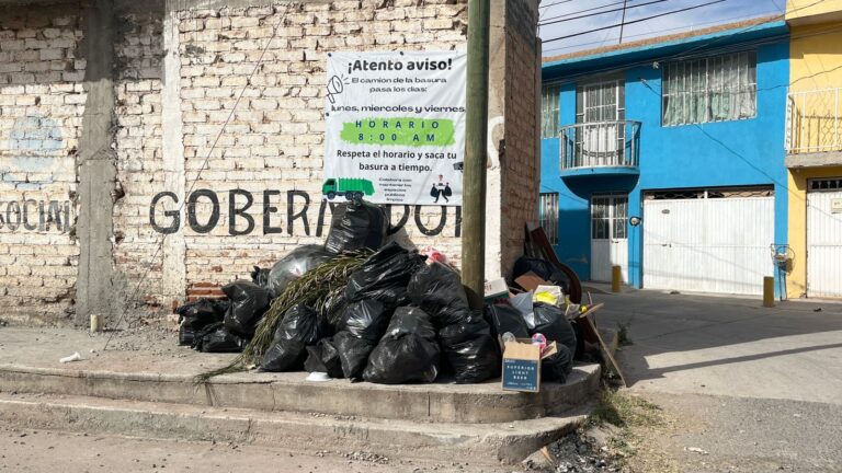 Suspenden recolección de basura en la Lomas de la Fortuna