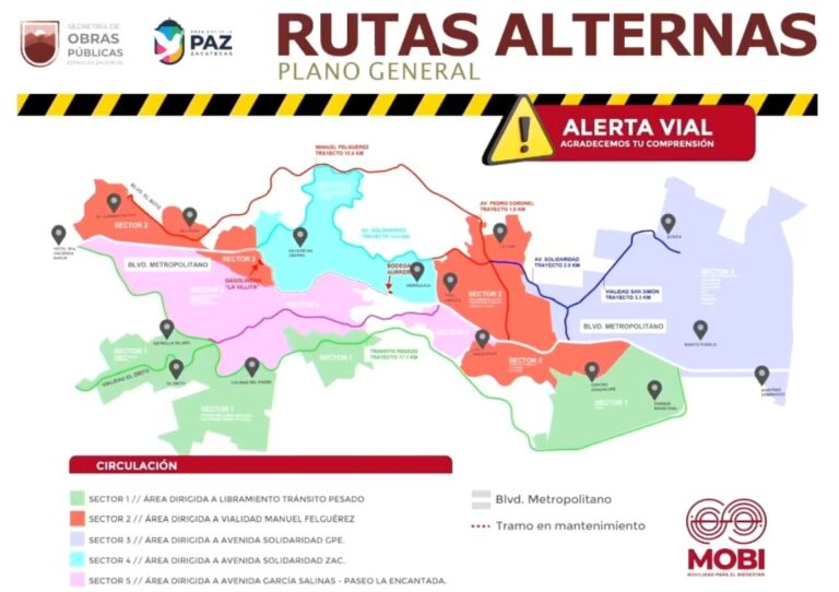 Activan plan vial por obras de viaducto