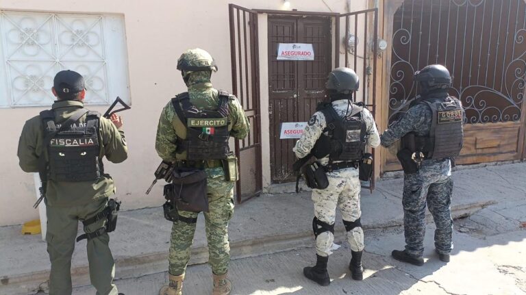 FGJEZ asegura marihuana y cristal durante cateo en Juchipila