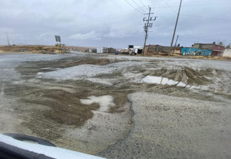 Destruida, carretera estatal 155