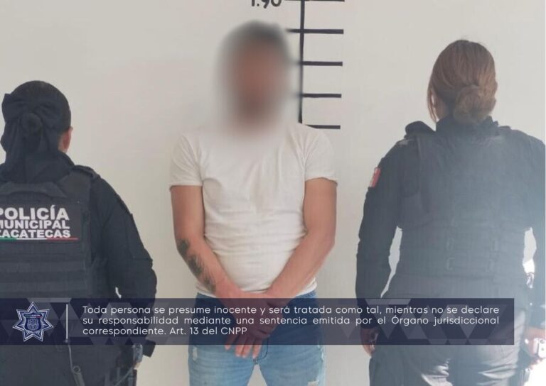 Detienen a hombre por agredir a su pareja